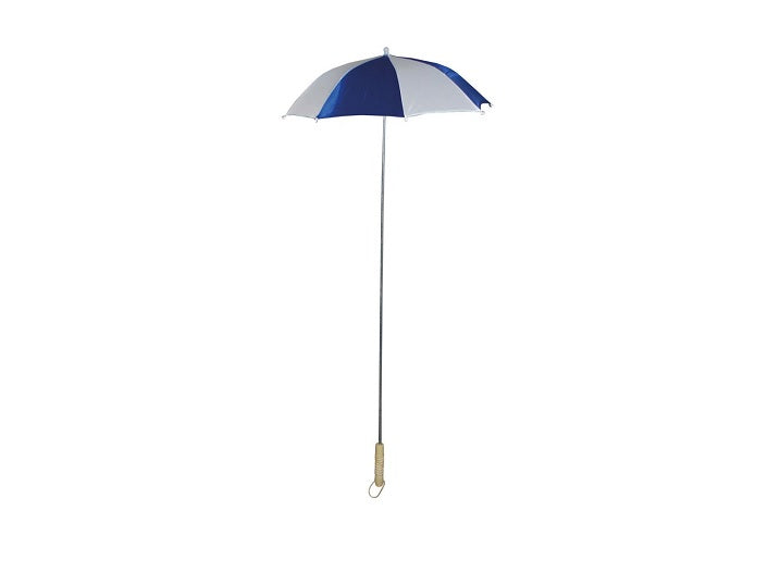 parapluie clown bleu & blanc 1.05m