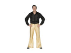 pantalon pattes d'éléphant or homme