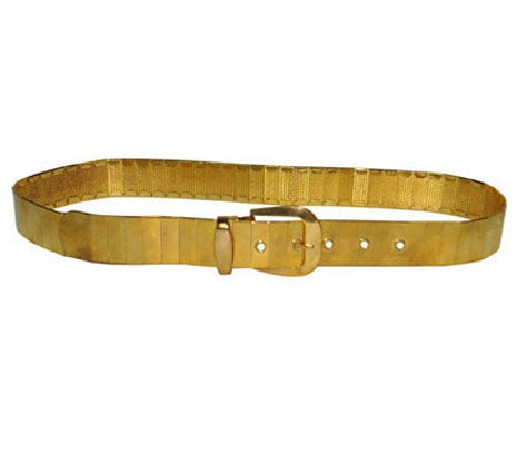 ceinture brillante or adulte