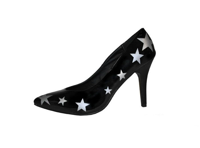 paire de chaussures à talon noir & étoiles pointure 40-41