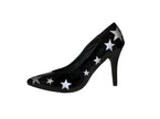paire de chaussures à talon noir & étoiles pointure 38-39