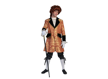 Déguisement baroque Ferdinand orange homme