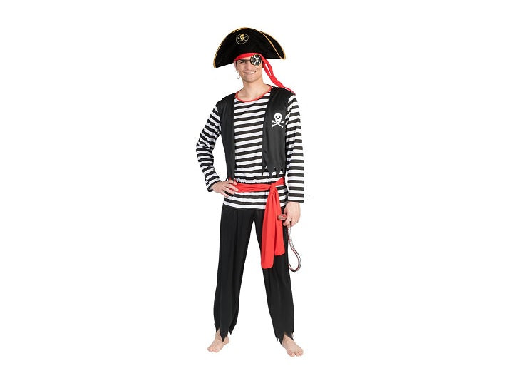 déguisement pirate pat 4pcs homme