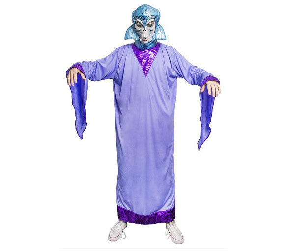 déguisement d'alien mage violet taille unique mixte