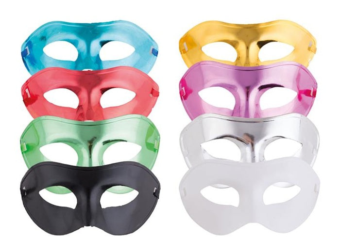 masque loup argent 20cm