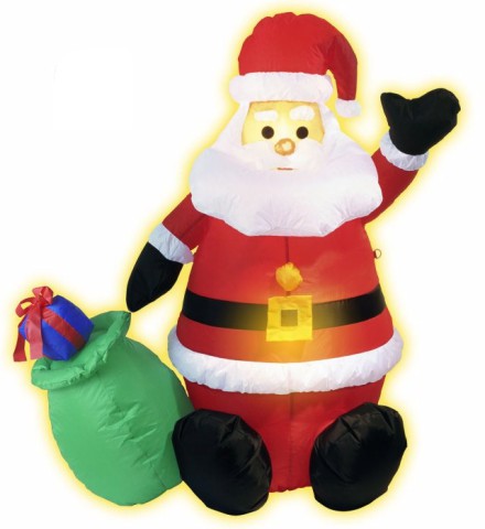 Père Noël gonflable