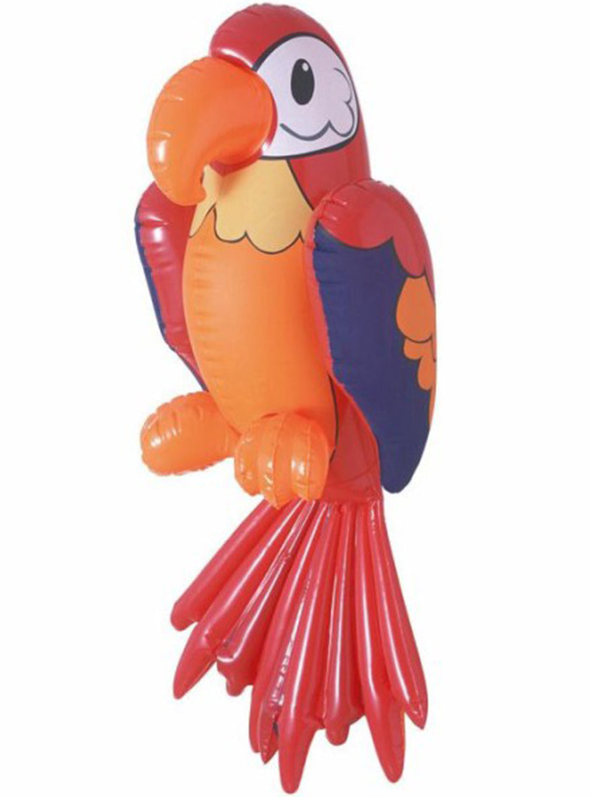 Perroquet gonflable rouge