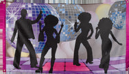 Banderole musique disco - Disco Party