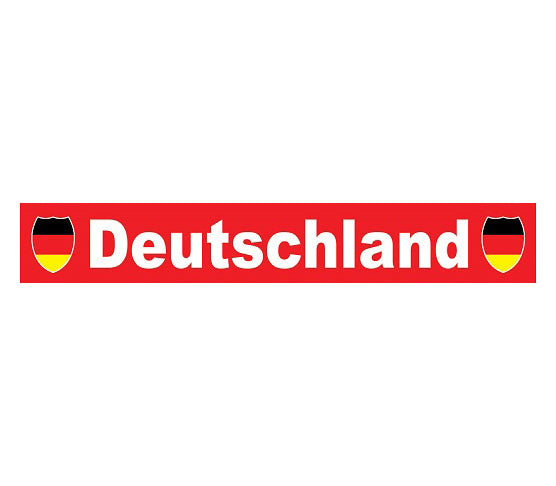 écharpe légère avec marquage deutschland 1m50