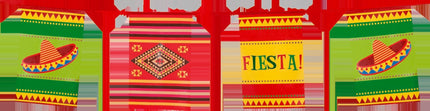 Guirlande fanions fête mexicaine