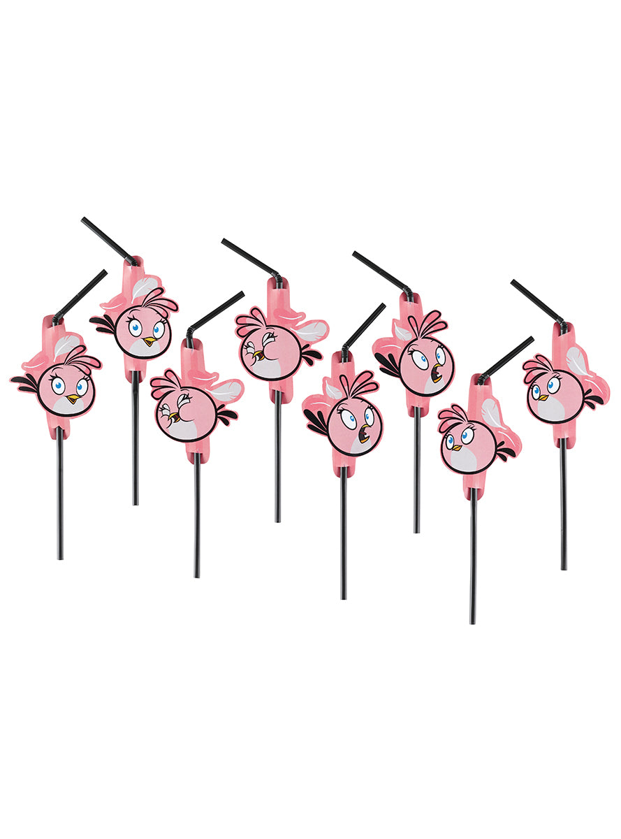 8 pailles Stella Angry Birds