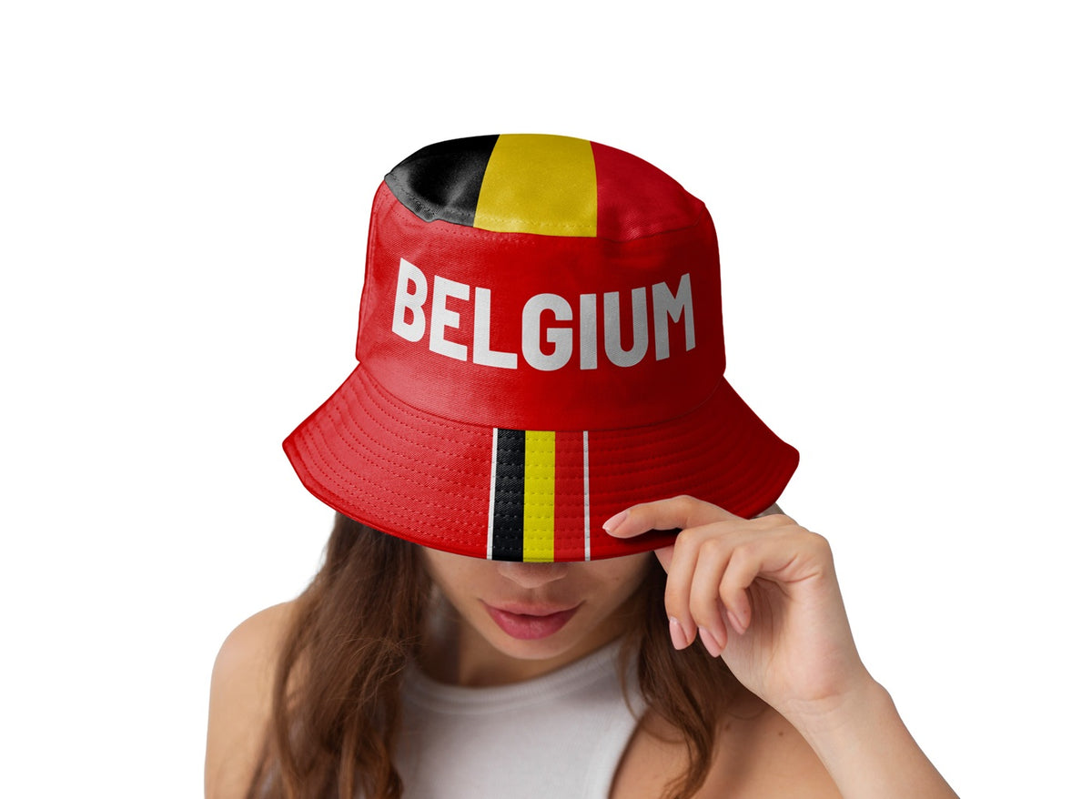chapeau bob supporter belgium adulte