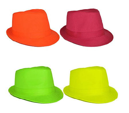 chapeau tribly fluo jaune adulte