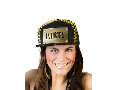 casquette baseball party à pointes luxe