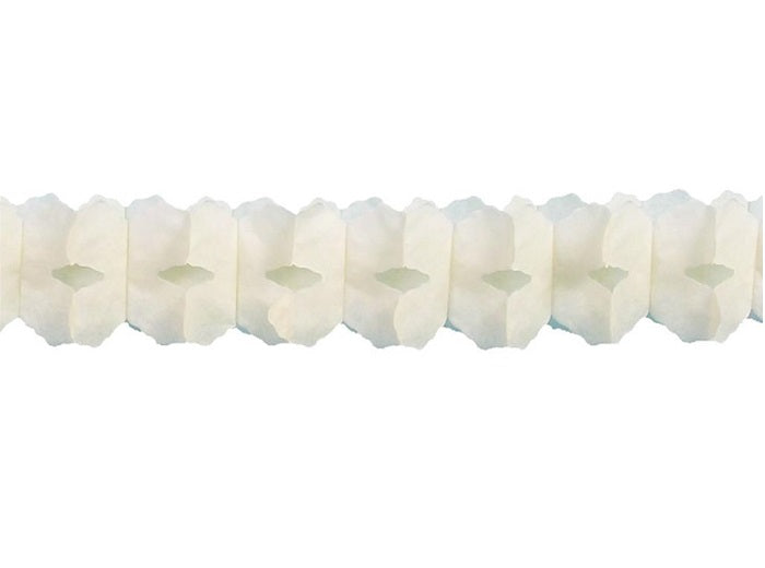 guirlande papier twist ecru 3.6m