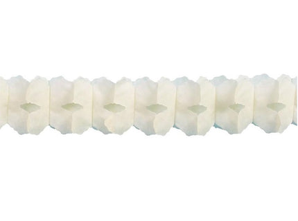 guirlande papier twist blanc 3.6m