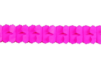 guirlande papier twist fuchsia 3.6m