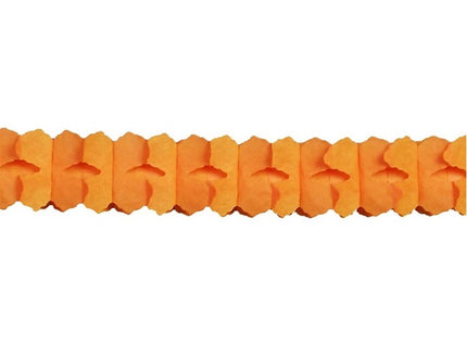 guirlande papier twist orange 3.6m