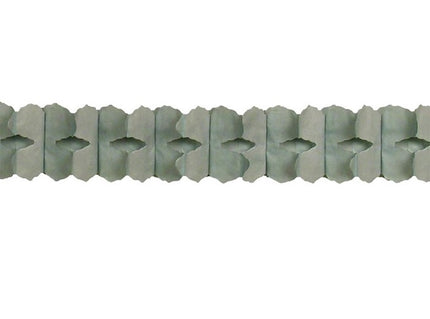 guirlande papier twist gris 3.6m