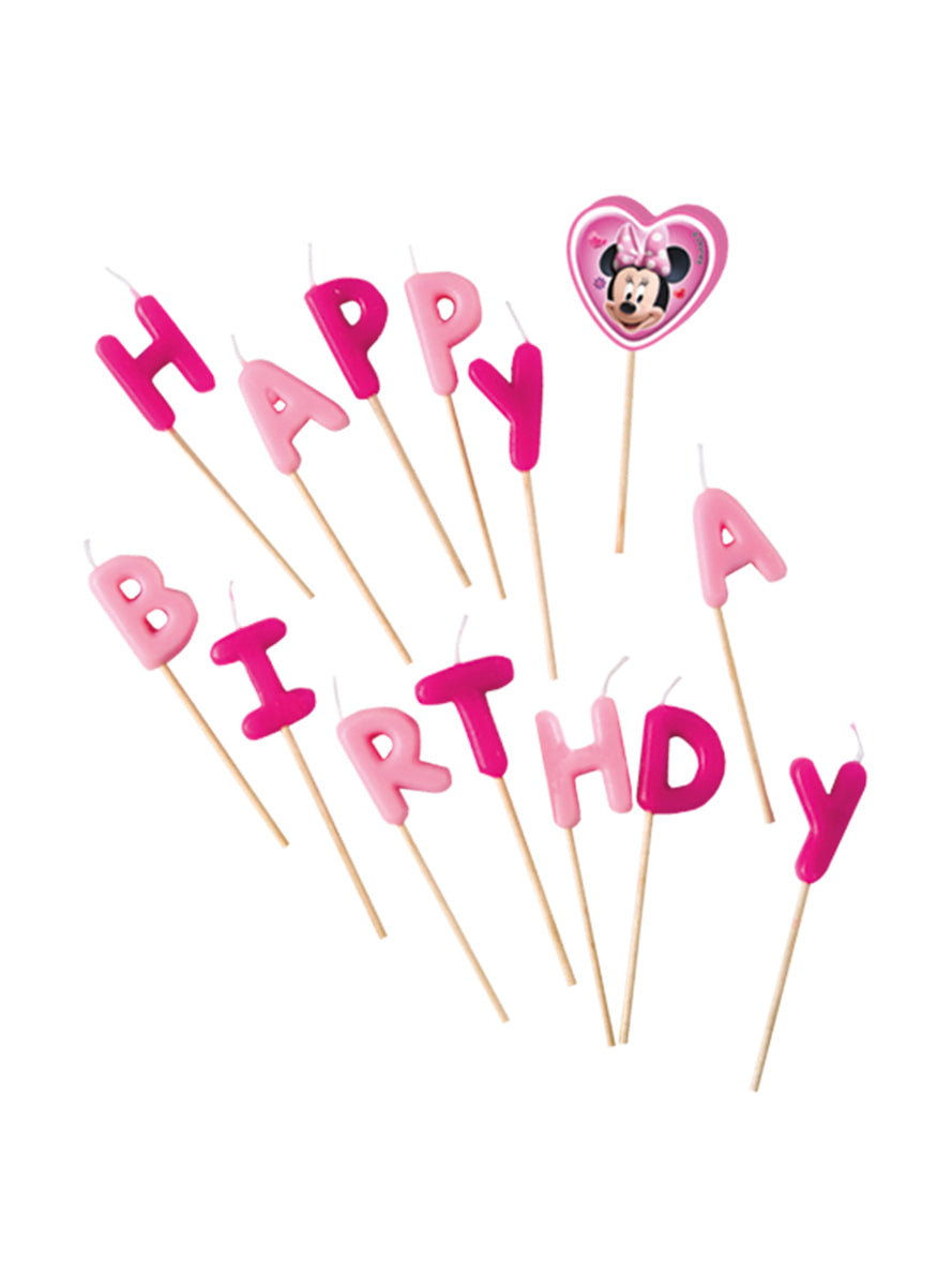 Set bougies Minnie Mouse 