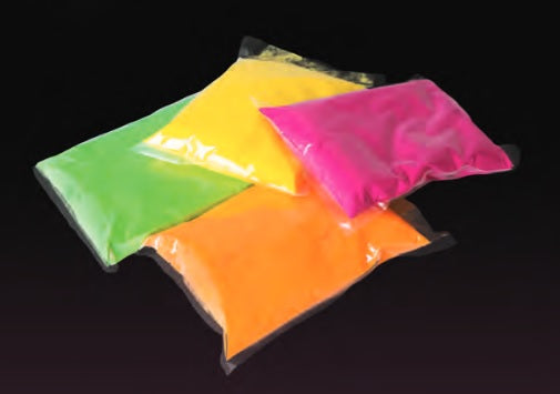 sachet de poudre holi jaune 500gr