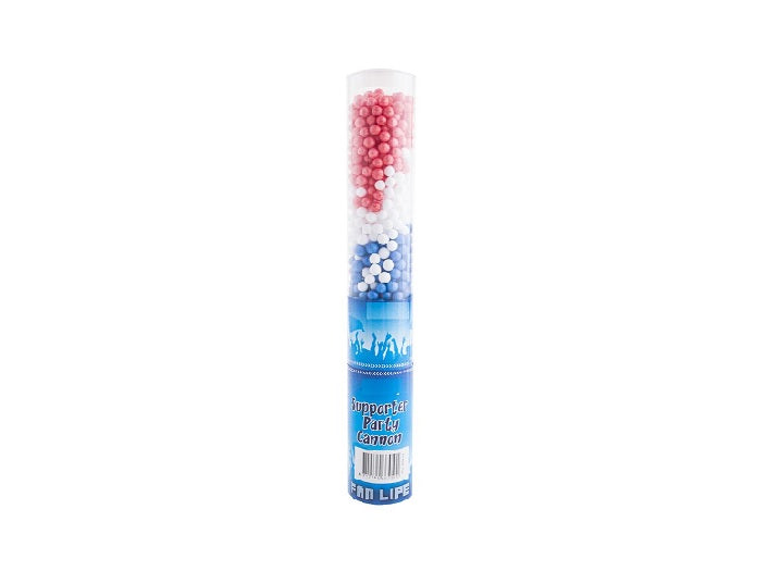 canon à billes de papier bleu blanc rouge france 30cm
