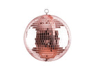 boule à facettes rose 30cm