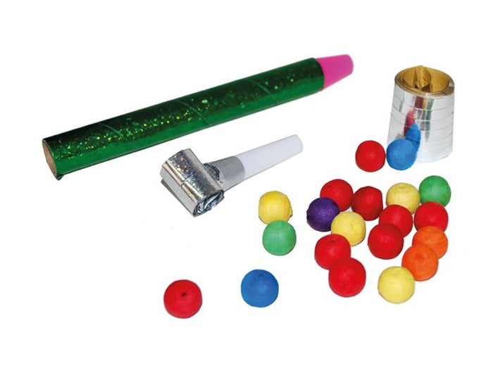 lot de cotillons pour 1 personne 4 pièces new