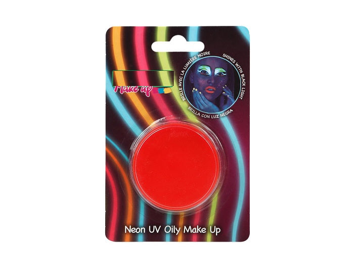 pot galet de maquillage néon fluo orange