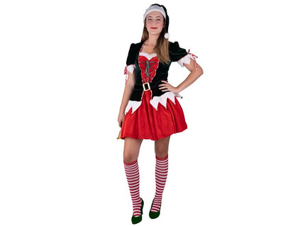 déguisement de lutin de noël femme 3pcs