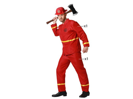 déguisement de pompier homme 2pcs