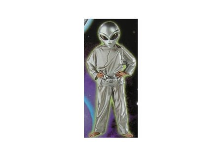déguisement d'alien + kit voice changer enfant