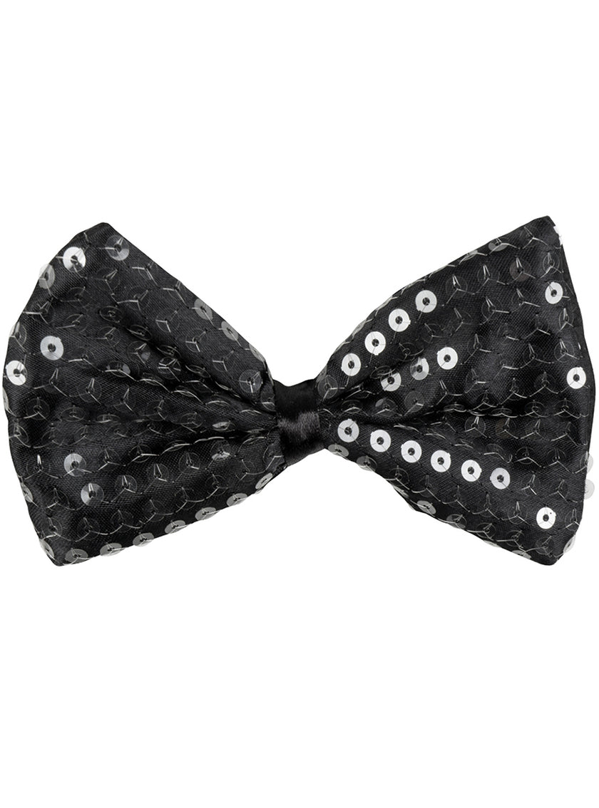 Noeud papillon nouvel an noir adulte