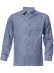 Chemise tyrolienne verte homme