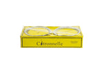 pack de 2 bougies à la citronnelle 11cm