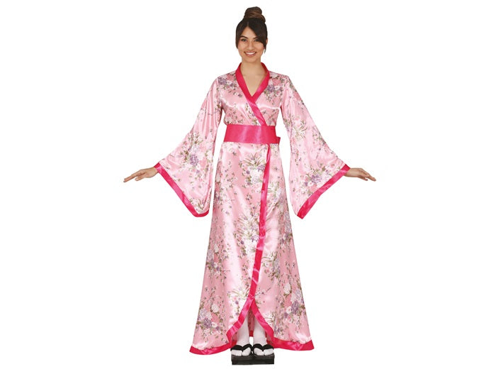 déguisement kimono rose 2pcs femme