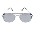 lunettes gag pilote miroir avec strass