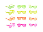 lunettes perles néon fluo rose