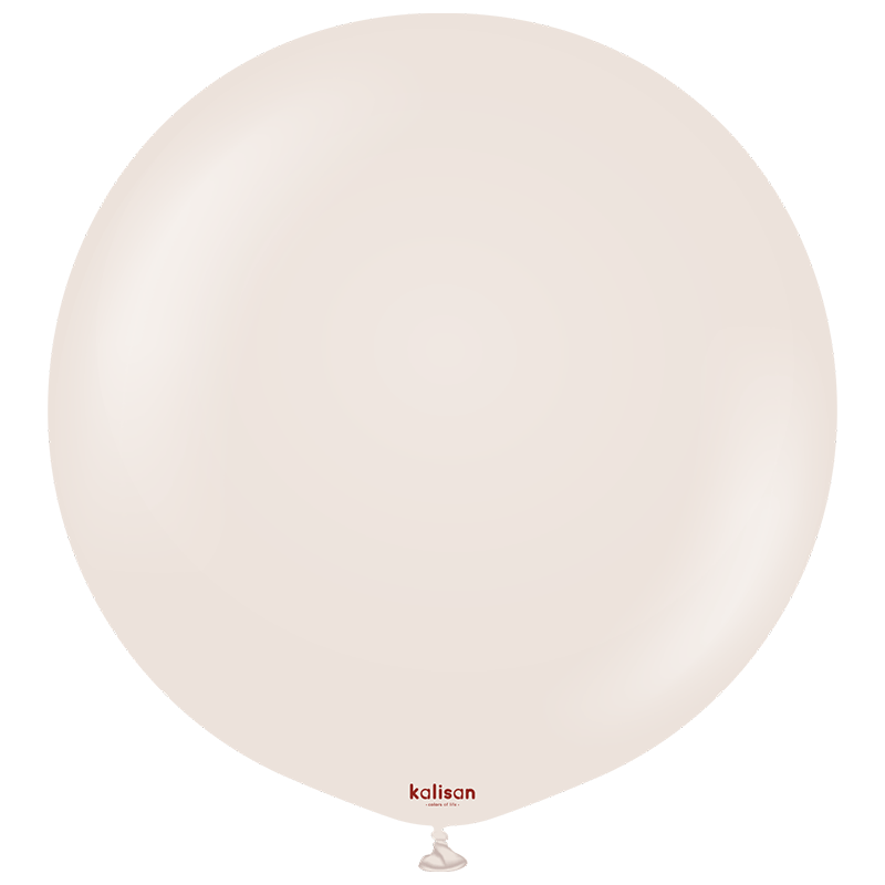 Ballons latex Kalisan Retro White Sand, sable blanc