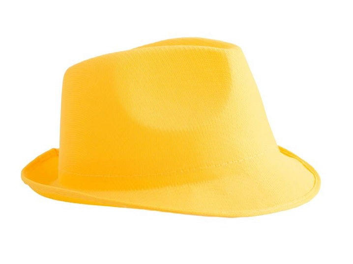 chapeau tribly event jaune fluo adulte