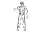 déguisement d'astronaute argent 6pcs homme
