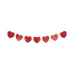 GUIRLANDE COEURS ROUGES ET OR 3M