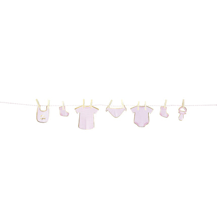 GUIRLANDE BABY GIRL DIY