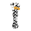 SET 10 PAILLES RAYEES NOIRES ET BLANCHES SWEETY HALLOWEEN