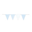 GUIRLANDE 12 FANIONS SOFT BLEU 3M