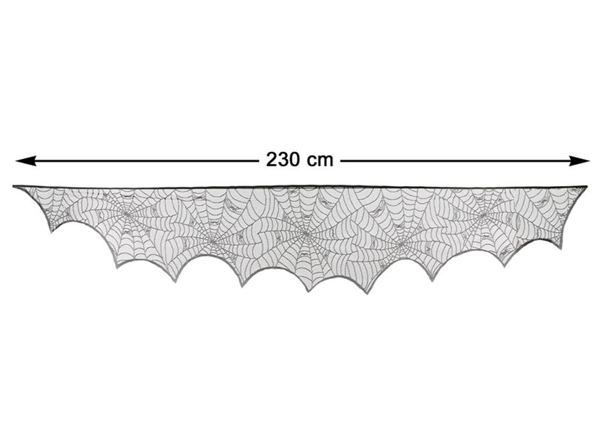 décoration dentelles toile d'araignée 248x45cm