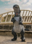 Déguisement dinosaure Vélociraptor Blue gonflable prestige adulte - Jurassic World