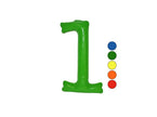 '1'' chiffre gonflable 35cm