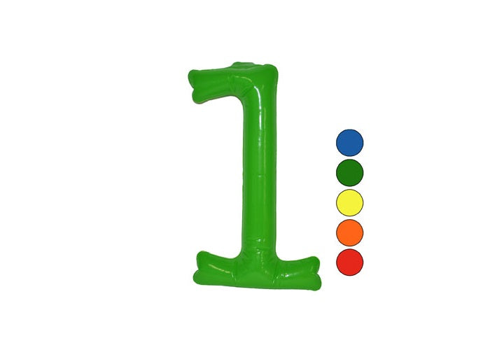 '1'' chiffre gonflable 35cm