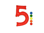 '5'' chiffre gonflable 35cm